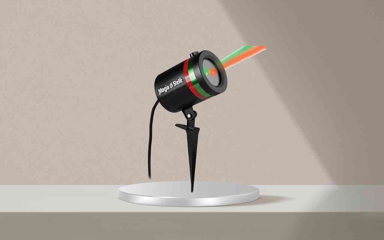 Crea atmosfere uniche con Magia di Stelle, il faretto laser per interni ed esterni