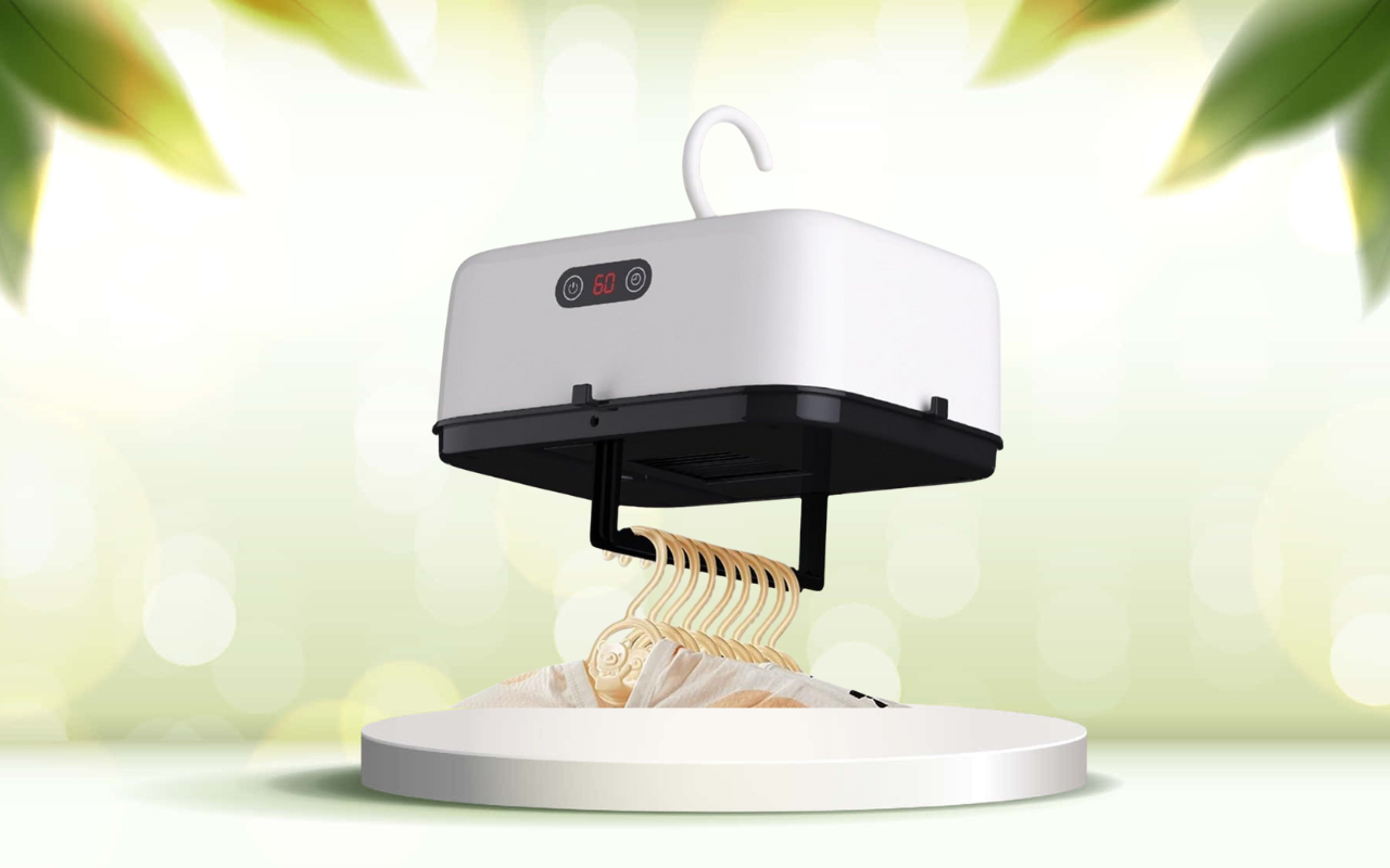 Scopri come asciugare i tuoi vestiti ovunque con l’asciugatrice portatile da 600 W
